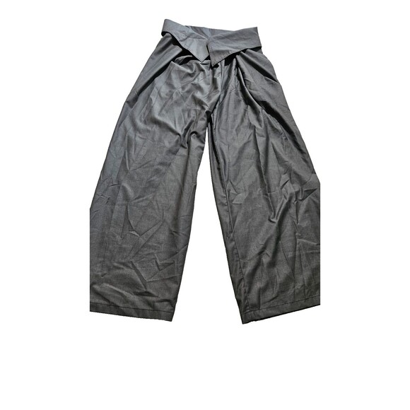 Unbranded Pants - RAW Enthusiasm Women’s Pants Small Gray Wide Leg High Waist Trousers